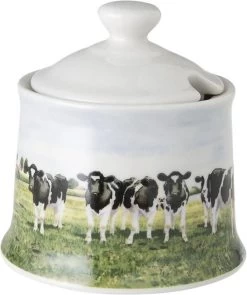 Wiebe Van Der Zee Suikerpot "Koe In Waterland"