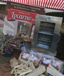 2-L Home & Garden XL Rookoven - RVS - 80x40x28 Cm - 3 Etages -Thuiskeuken 1009x1200 1