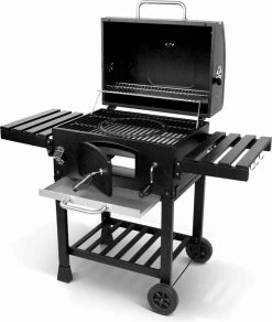 Alice's Garden Houtskool BBQ Bernard - Smoker - Verstelbare Houtskoolbak - Zwart -Thuiskeuken 1014x1200 2