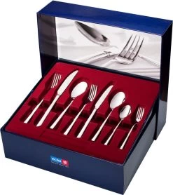 Sola Bestekset Luxor - Modern - 8 Persoons - 70 Delig - Zilverwit Edelstaal 18/10 - RVS - Zilver -Thuiskeuken 1068x1200 3