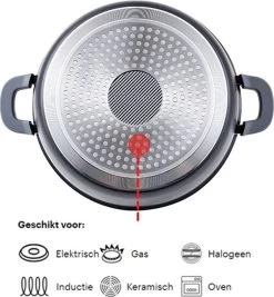 Cheffinger 28cm Lage Kookpot / Braadpan - CF-SC28 -Thuiskeuken 1110x1200
