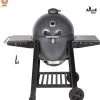 Apache Grill 21 Inch Kamado BBQ Egg | Houtskool | Zwart | Ø 50cm Grill Oppervlak | Dubbelwandig & Geïsoleerd -Thuiskeuken 1141x1200