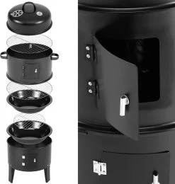 Merkloos Monzana Barbecue-ROKER-Grill-Oven -Thuiskeuken 1142x1200 1