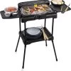 Princess 112250 Elektrische BBQ Met Zijplanken - BBQ - 40x25cm - Met En Zonder Statief Te Gebruiken - Met Zijplankjes - Ook Te Gebruiken Als Tafelgrill - 2200W -Thuiskeuken 1156x1200 2