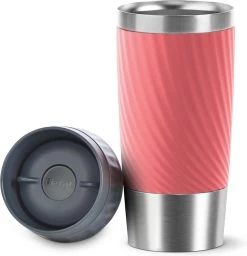 Tefal Travel Mug Easy Twist Thermobeker - Koraalrood - 0,36 Liter -Thuiskeuken 1157x1200 1