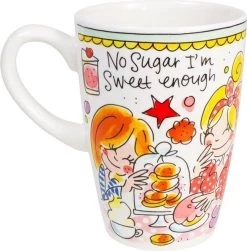 Blond Amsterdam Even Bijkletsen Beker XL 500 Ml - Mint Rand -Thuiskeuken 1183x1200 1