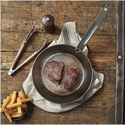 DeBuyer Mineral B Element Koekenpan - Zilver - Rond - Ø 28 Cm -Thuiskeuken 1195x1200