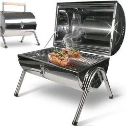 BBQ Collection Houtskoolbarbecue - Cilinder - Chroom -Thuiskeuken 1197x1200 11