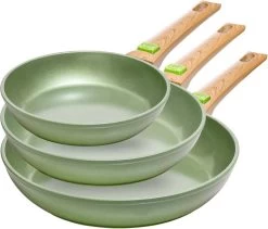 Just Vegan Koekenpan ECO Met Afneembaar Handvat 20 Cm Aluminium Groen -Thuiskeuken 1200x1024