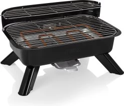 Princess 112252 Hybride Barbecue – Elektrische BBQ - Tafelmodel - 2000W - 44x 29cm - Gebruik Elektrisch Of Met Kolen -Thuiskeuken 1200x1025 1