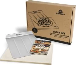 Burnhard Pizzasteen 38 X 30 X 1,5 Cm + Pizzaschep 26 Burnhard Pizzasteen 38 X 30 X 1,5 Cm + Pizzaschep -Thuiskeuken 1200x1032 3