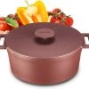 MOA Gietijzeren Braadpan - Inhoud 4,75 Liter - 26CM - Rond - Alle Warmtebronnen - Ook Voor Inductie - Gewicht 5,8 Kg - Bordeaux Rood - MC26BR 2 MOA Gietijzeren Braadpan - Inhoud 4,75 Liter - 26CM - Rond - Alle Warmtebronnen - Ook Voor Inductie - Gewicht 5,8 Kg - Bordeaux Rood - MC26BR -Thuiskeuken 1200x1070