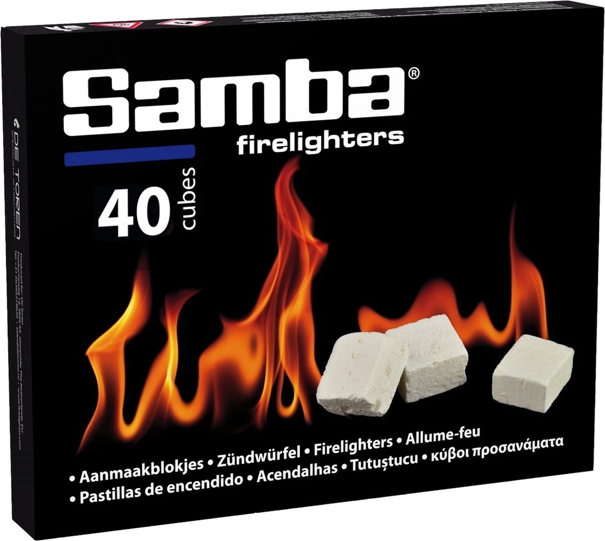 Samba Aanmaakblokjes Wit - 40 Stuks 8 Samba Aanmaakblokjes Wit - 40 Stuks - Afbeelding 6