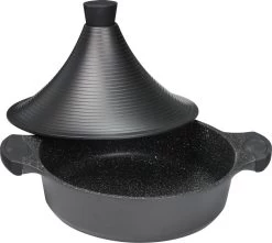 BIKO | Luxe Aluminium Tajine Inductie| Tagine | Geschikt Voor 4-8 Personen - Inductie - Zwart -Thuiskeuken 1200x1075 15