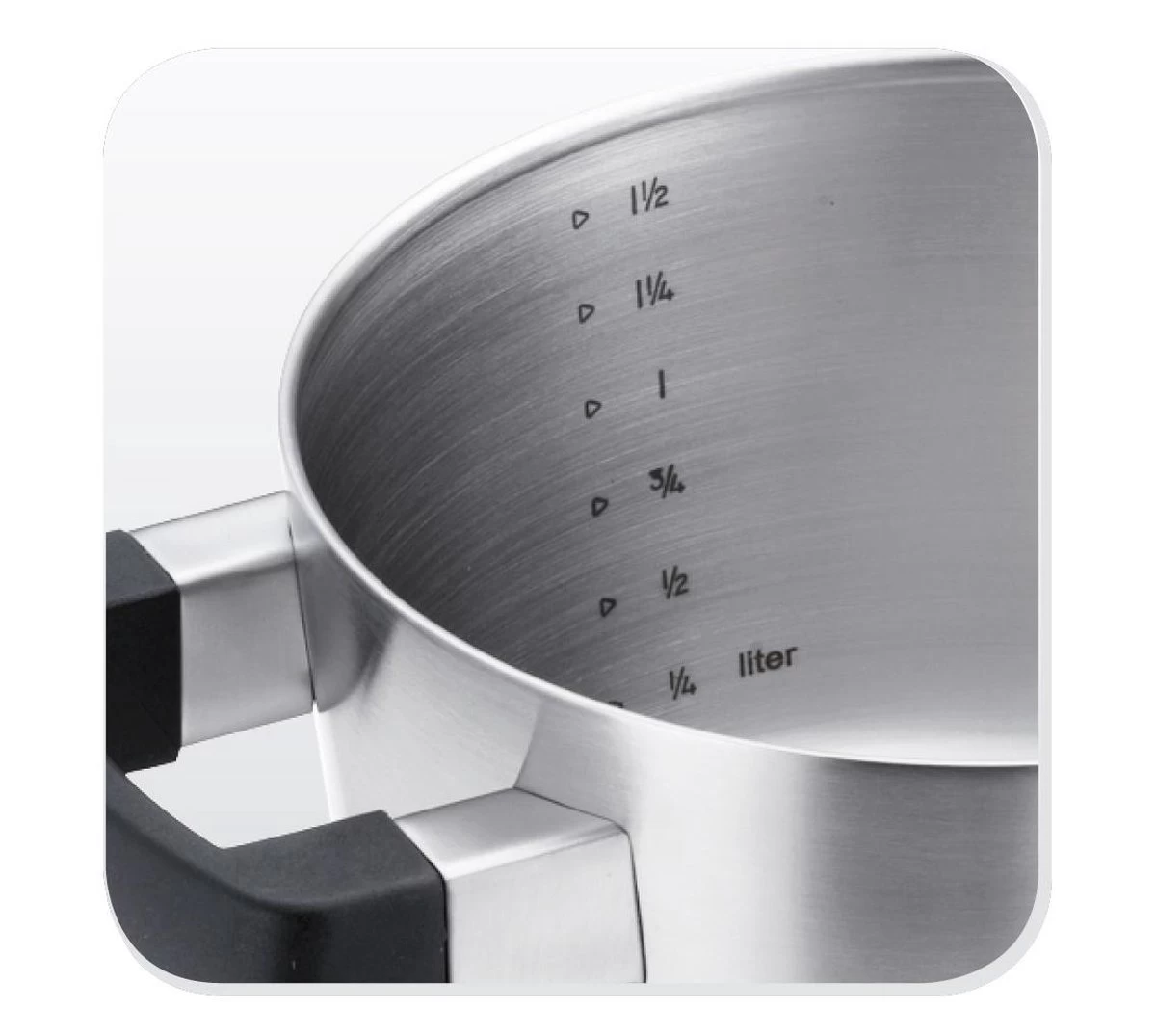 BK Conical Cool Pannenset - 5-delig - RVS - Geschikt Voor Alle Warmtebronnen 15 BK Conical Cool Pannenset - 5-delig - RVS - Geschikt Voor Alle Warmtebronnen - Afbeelding 13