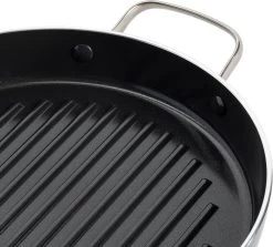Dagelijkse Kost Keramische Grillpan - Ø28cm - PFAS-vrij - 2 Grepen -Thuiskeuken 1200x1081