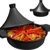 BIKO | Luxe Aluminium Tajine Inductie| Tagine | Geschikt Voor 4-8 Personen - Inductie - Zwart -Thuiskeuken 1200x1094
