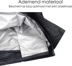 BBQ Beschermhoes - Voor Kamado - Universeel - Tot 23 Inch - Zwart -Thuiskeuken 1200x1100 3