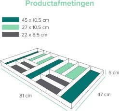 Grote Bestekbak Bamboe 81x47CM - Coninx Besteklade - Opbergbak - Duurzaam - Bamboe - Voor Laden Vanaf 47cm Diep 14 Grote Bestekbak Bamboe 81x47CM - Coninx Besteklade - Opbergbak - Duurzaam - Bamboe - Voor Laden Vanaf 47cm Diep -Thuiskeuken 1200x1118 3