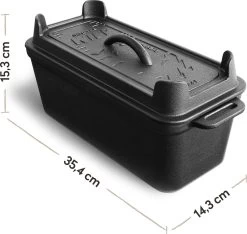 Burnhard Gietijzeren Broodpan 3,5 L - Broodbakvorm -Thuiskeuken 1200x1136 3