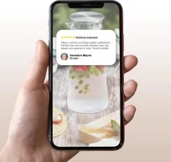 MÊZON® Schenkkan - Glazen Waterkan - Waterkaraf Voor Fruitwater - Multifunctionele Decanteer Karaf - Kan Met Deksel - 1.5L Capaciteit -Thuiskeuken 1200x1139