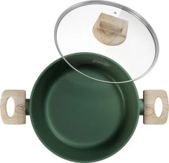 Forest, Braadpan Met Deksel – Ø 16 Cm – 100% Gerecycled Aluminium – Geschikt Voor Alle Warmtebronnen - Duurzame Pan – PFOA Vrij – Sudderpan – Stoofpan – 2.5 L -Thuiskeuken 1200x1155 4