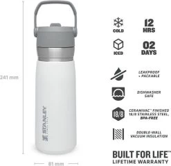 Stanley The IceFlow™ Flip Straw Water Bottle 0,65L - Thermosfles - Saffron 28 Stanley The IceFlow™ Flip Straw Water Bottle 0,65L - Thermosfles - Saffron -Thuiskeuken 1200x1163