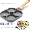 Culistar Pannenkoekenpan Inductie - Pancake Pan - Omeletpan - Omeletmaker - Eierpan - Inclusief Receptenboekje -Thuiskeuken 1200x1167