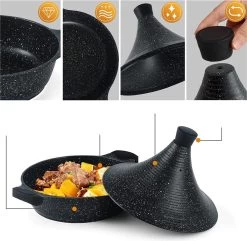 Aluminium Tajine Agadir XL 32 Cm- Geschikt Ook Voor Inductie -Thuiskeuken 1200x1172