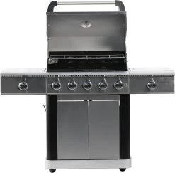 Gasbarbecue En Grill - 5 + 1 Branders + 1 Infrarood Zijbrander - Buitenkeuken - Edelstaal BBQ -Thuiskeuken 1200x1182 1