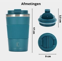 Castagnola Design RVS Koffiebeker To Go - Blauw - 380ml - Thermosbeker - Theebeker 16 Castagnola Design RVS Koffiebeker To Go - Blauw - 380ml - Thermosbeker - Theebeker -Thuiskeuken 1200x1191 8