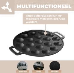 Poffertjespan - Geschikt Voor Alle Fornuizen - Poffertjesmaker - Poffertjespan Inductie - Poffertjespan Electrisch -Thuiskeuken 1200x1195 2