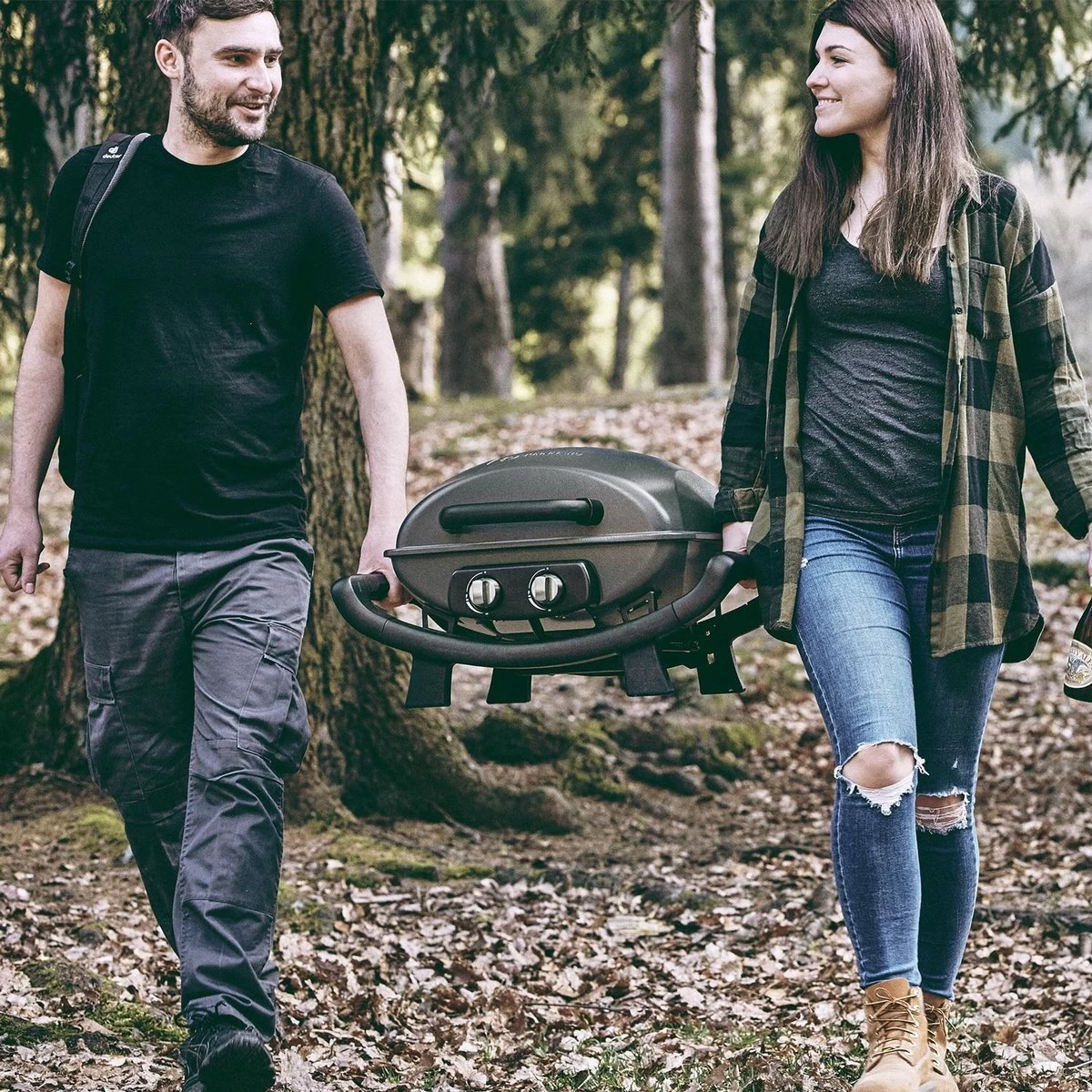 Burnhard Draagbare 2-Branders Gasbarbecue - Afdekhoes - BBQ Wayne 7 Burnhard Draagbare 2-Branders Gasbarbecue - Afdekhoes - BBQ Wayne - Afbeelding 5