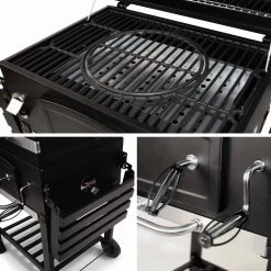 Alice's Garden Houtskool BBQ Bernard - Smoker - Verstelbare Houtskoolbak - Zwart -Thuiskeuken 1200x1200 1049