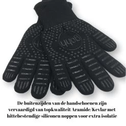 Gohh 2 BBQ Handschoenen Ovenhandschoenen (Aramide En Kevlar) Beschermt Tot 500 °C - Extra Lang -Thuiskeuken 1200x1200 1112