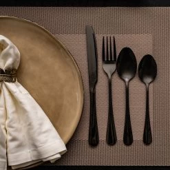 OEC Kitchen Bestekset 36-delig - Zwart - 6 Persoons - Steakmessen - Messen - Vorken - Lepels - RVS -Thuiskeuken 1200x1200 1133