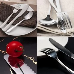 Deleca 12 Persoons Bestekset (72-delig) - Lepels, Messen, Vorken & Steakmessen - Vaatwasserbestendig - Zilver / RVS -Thuiskeuken 1200x1200 1137