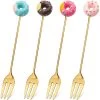 Gebaksvorkjes Donut Set Van 4 Taartvorkjes - Goud -Thuiskeuken 1200x1200 1150