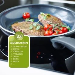 GreenPan Cambridge Koekenpan 26cm - Zwart - Inductie - PFAS-vrij -Thuiskeuken 1200x1200 138