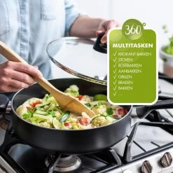 GreenPan Memphis Keramische Koekenpan - Ø 24 Cm - PFAS-vrij -Thuiskeuken 1200x1200 156