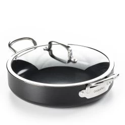 GreenPan Barcelona Infinity Pro Hapjespan Met Deksel 30cm - Zwart - Inductie - PFAS-vrij -Thuiskeuken 1200x1200 201