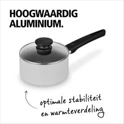 BRABANTIA INDU+ Steelpan Met Deksel - Keramische Antiaanbaklaag - Ø 16 Cm - Inductie - Pfas Vrij -Thuiskeuken 1200x1200 272