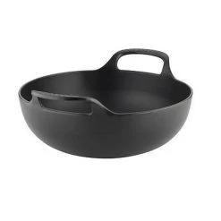 Le Creuset Wokpan / Balti Dish - Mat Zwart - ø 24 Cm / 2.7 Liter - Geëmailleerde Anti-aanbaklaag -Thuiskeuken 1200x1200 292