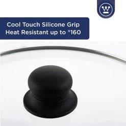 Westinghouse Hapjespan Inductie - Ø 32 Cm - Zwart Marmer - Met Deksel -Thuiskeuken 1200x1200 363