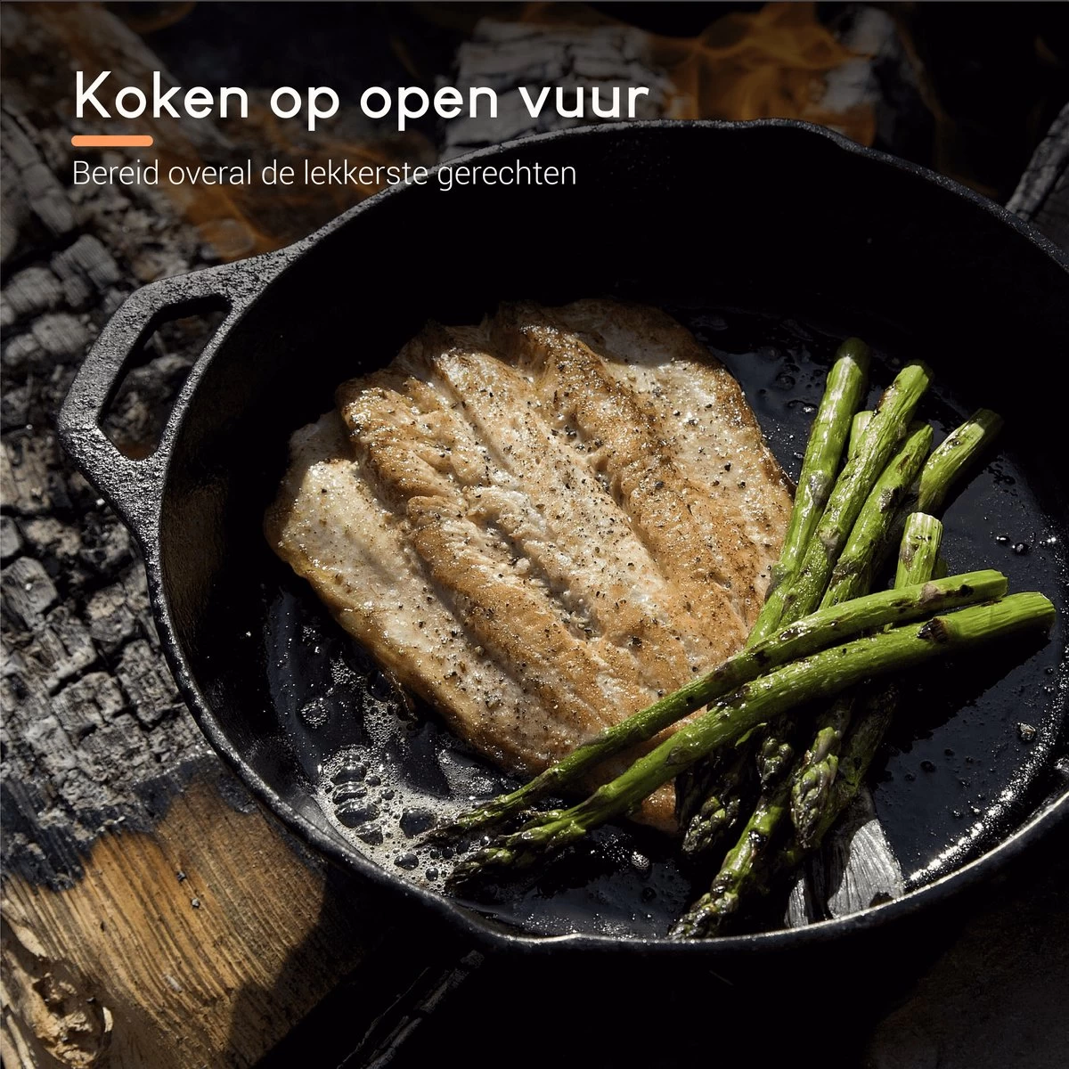 Ocina Gietijzeren Pan – Set Van 3 Stuks – ø25cm, ø19.5cm En ø16cm - Skillet - Koekenpan – Hapjespan – Koekenpan Inductie – Koekenpannenset - Gietijzeren Pan Bbq - Gietijzer - Incl. Receptenboek 10 Ocina Gietijzeren Pan – Set Van 3 Stuks – ø25cm, ø19.5cm En ø16cm - Skillet - Koekenpan – Hapjespan – Koekenpan Inductie – Koekenpannenset - Gietijzeren Pan Bbq - Gietijzer - Incl. Receptenboek - Afbeelding 8