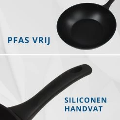 Miller Keramische Wokpan Inductie Ø 28 Cm - Alle Warmtebronnen - Anti Aanbaklaag -Thuiskeuken 1200x1200 401