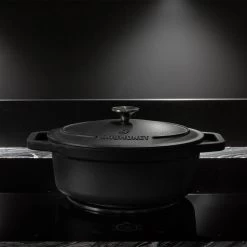 Gietijzeren Braadpan - Sudderpan Zwart Van Daumonet - Ovaal - Ø 29 Cm - 3 Liter - 100% PFAS & PFOA Vrij - Emaille - Geschikt Voor Alle Warmtebronnen - Elektrisch - Gas - Halogeen - Inductie - Keramisch - Vaatwasserbestendig -Thuiskeuken 1200x1200 421