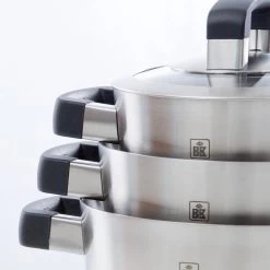 BK Conical Cool Glas Pannenset - 5-delig - Glazen Deksels - Geschikt Voor Alle Warmtebronnen -Thuiskeuken 1200x1200 476