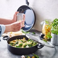 Greenpan Torino Keramische Hapjespan - 28 Cm - Met Glazen Deksel -Thuiskeuken 1200x1200 50