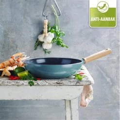 GreenPan Mayflower Wok - Ø 28 Cm - Keramisch - Inductie -Thuiskeuken 1200x1200 63